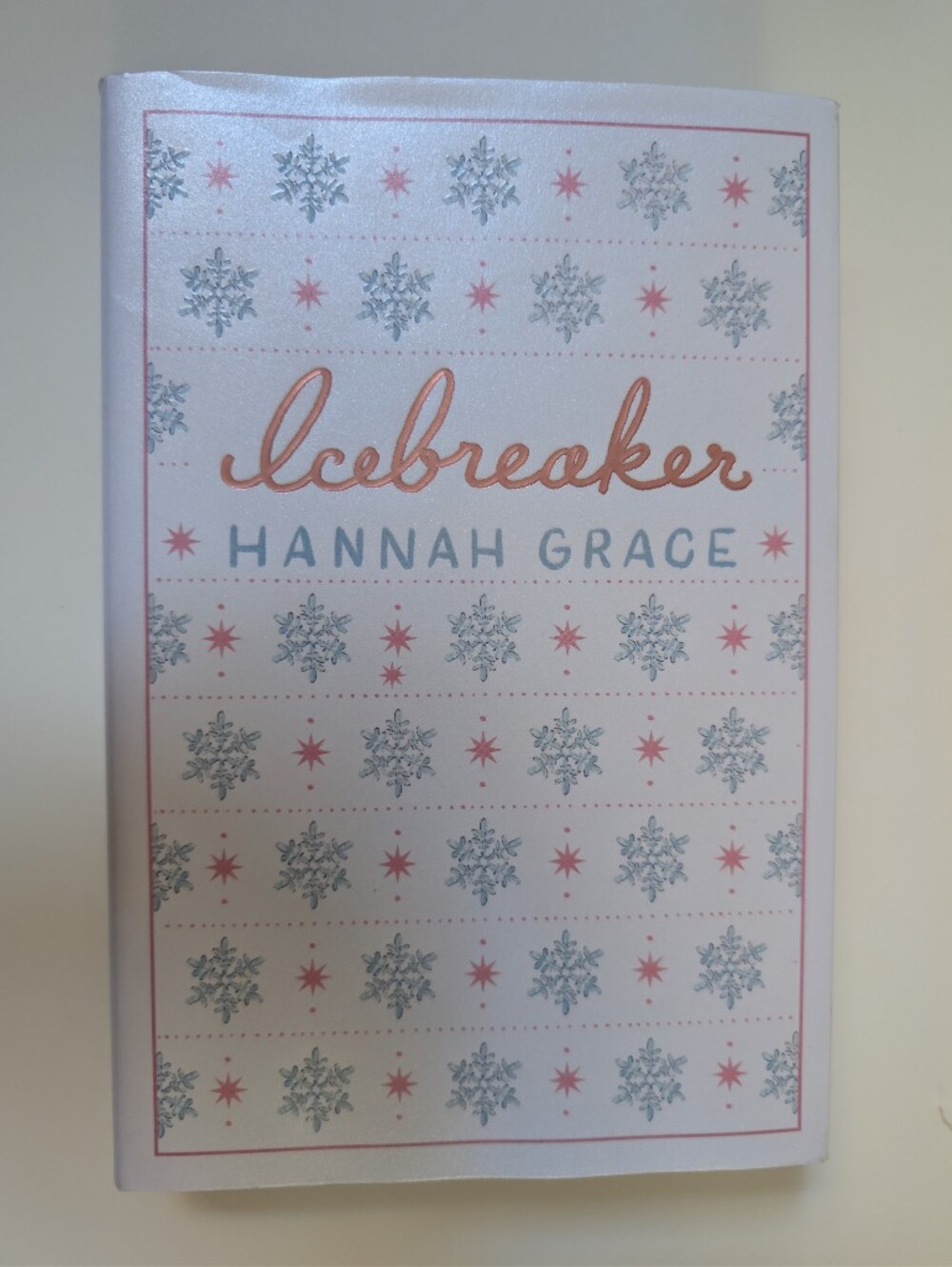 Icebreaker By Hannah Grace. Hardcover Book With Sprayed Edges